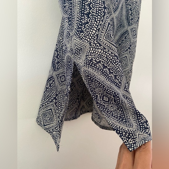 H&M spaghetti strapped tank with geometric designs and slits up the sides. - Picture 3 of 6